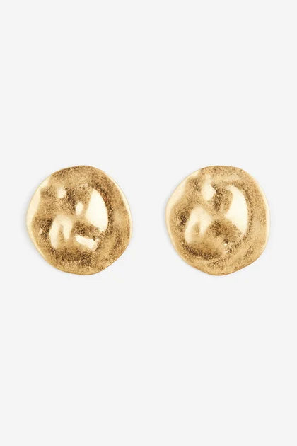 H&M Hammered Earrings